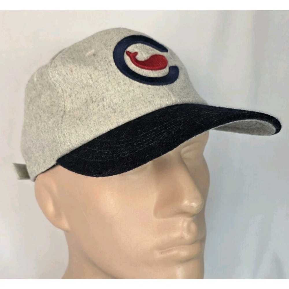 VTG Chicago Whales American Needle Archive Wool Blend Strapback Hat Cap Adult